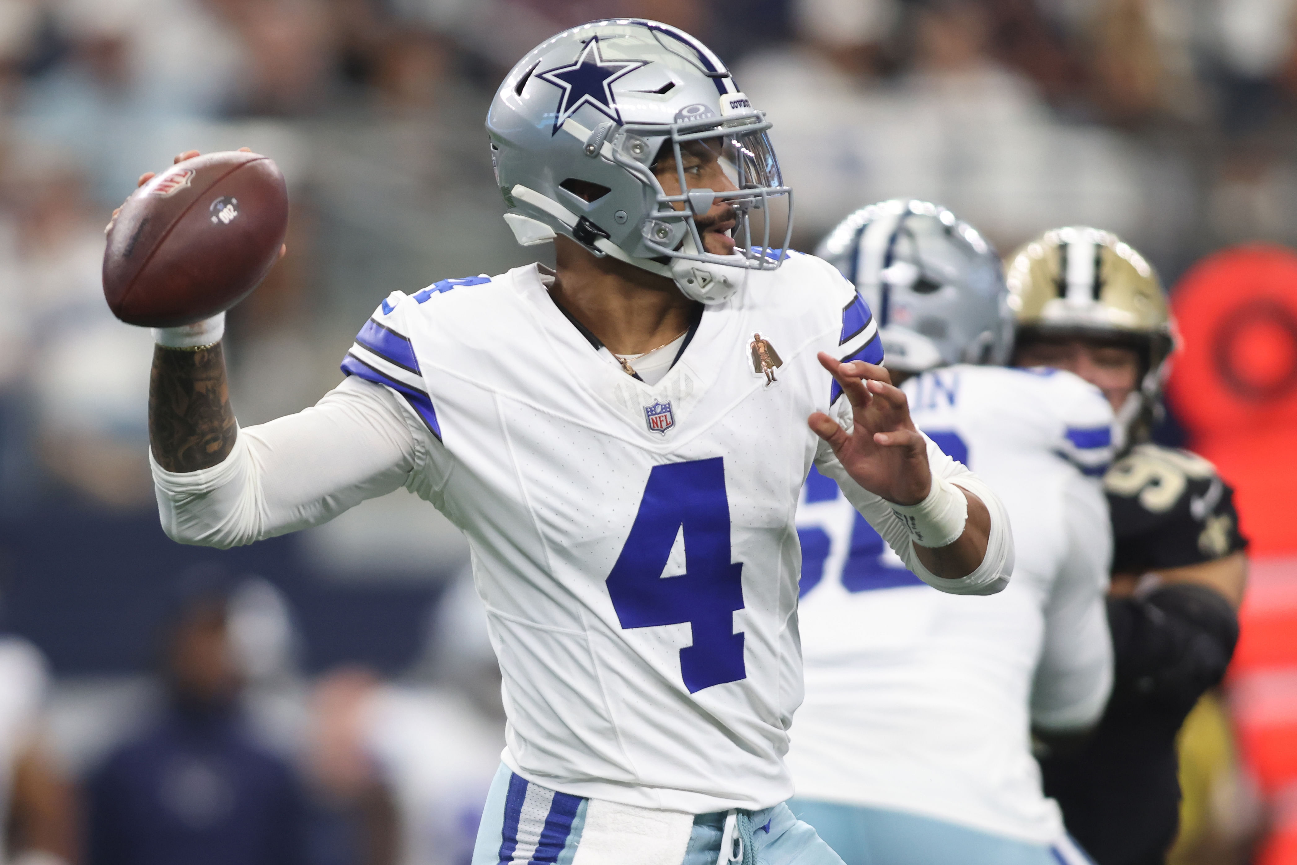Dallas Cowboys QB Dak Prescott - Source: Imagn